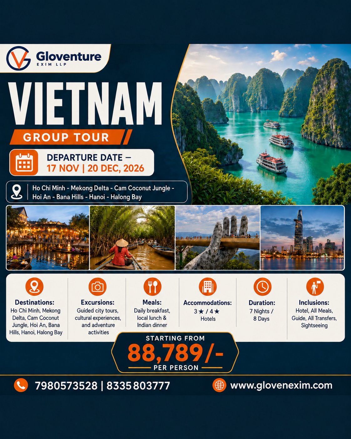 Vietnam Group Tour 2026 flyer